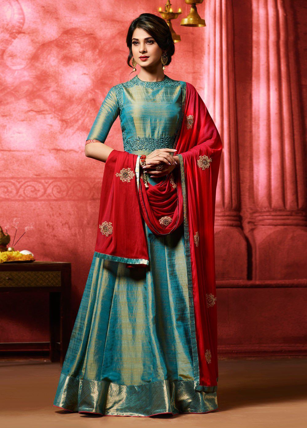 Banarasi Party Wear Dress