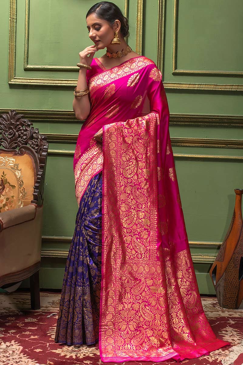 Magenta Wear Saree