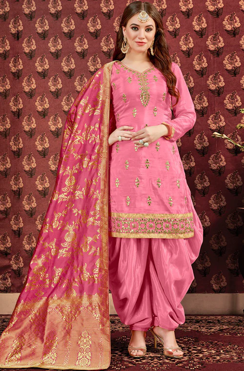 neon-pink-bridal-patiala-salwar-suit