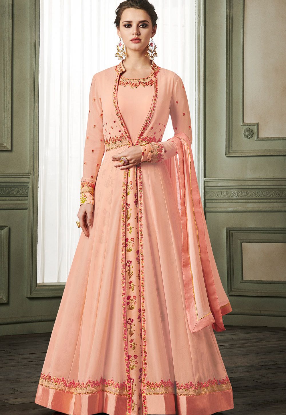 Anarkali Suits with Jacket