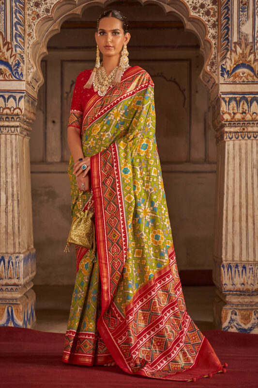 Gujarati Patola Silk Saree