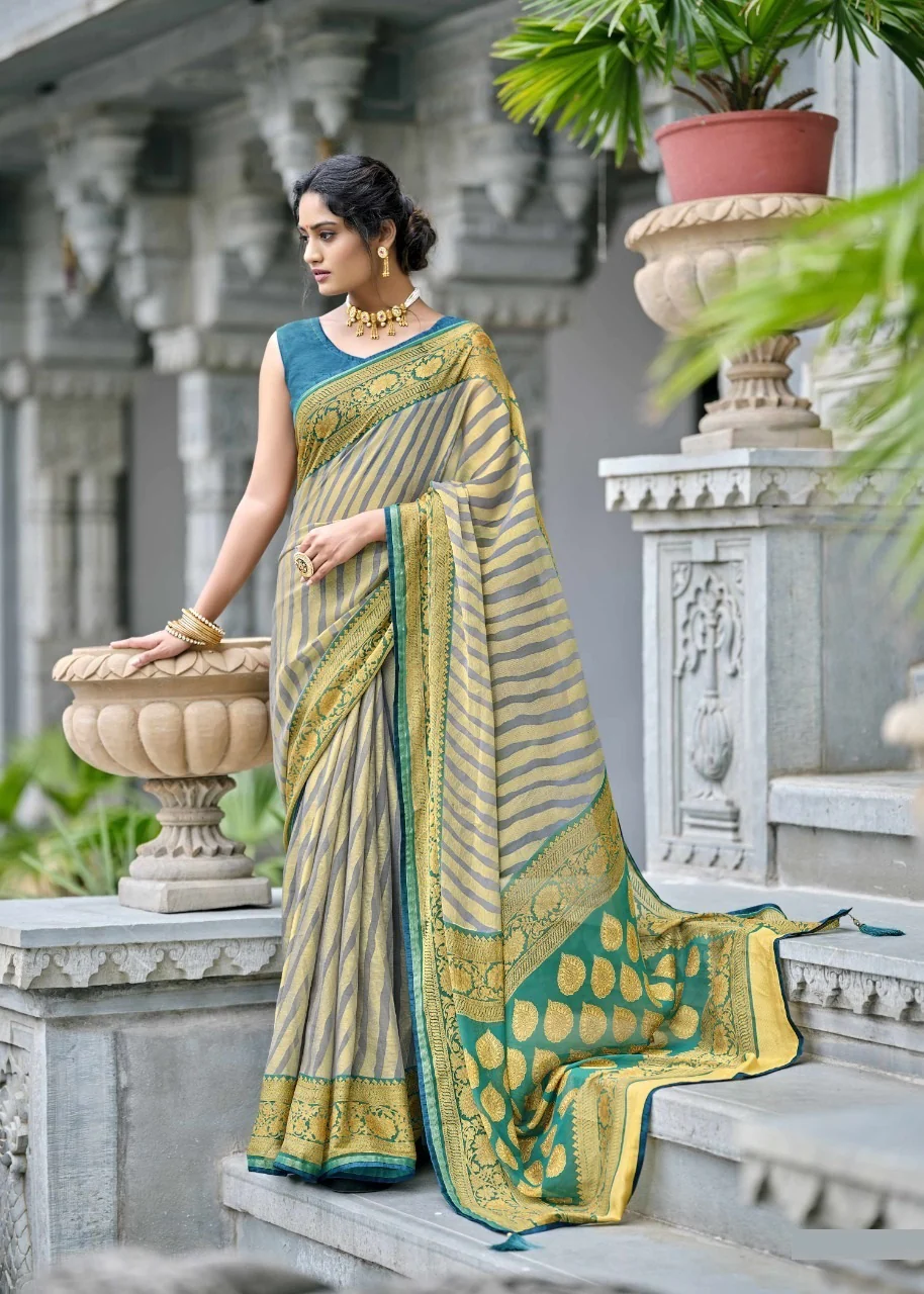 Lightweight Brasso Saree