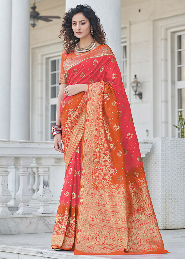 Zari Weave Banarasi Silk Saree