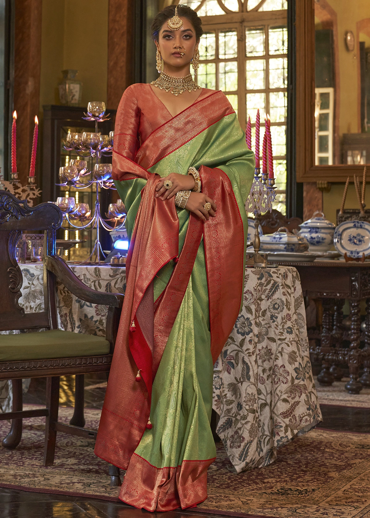 how-to-wear-kanjivaram-sarees