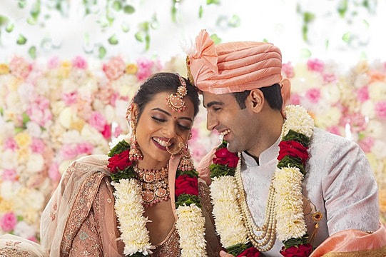 Wedding Pose in Saree