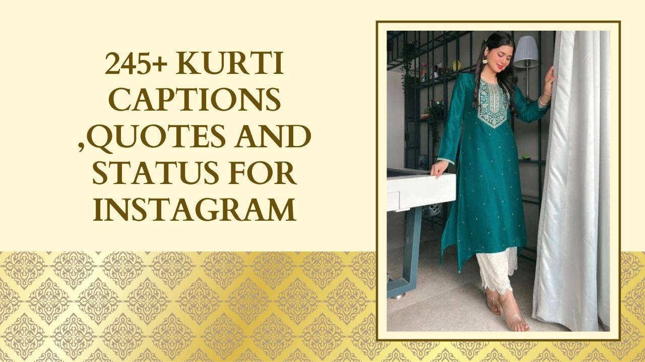 Clever Kurti Captions for Instagram