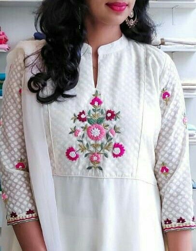 Embroidery Designs for Kurti