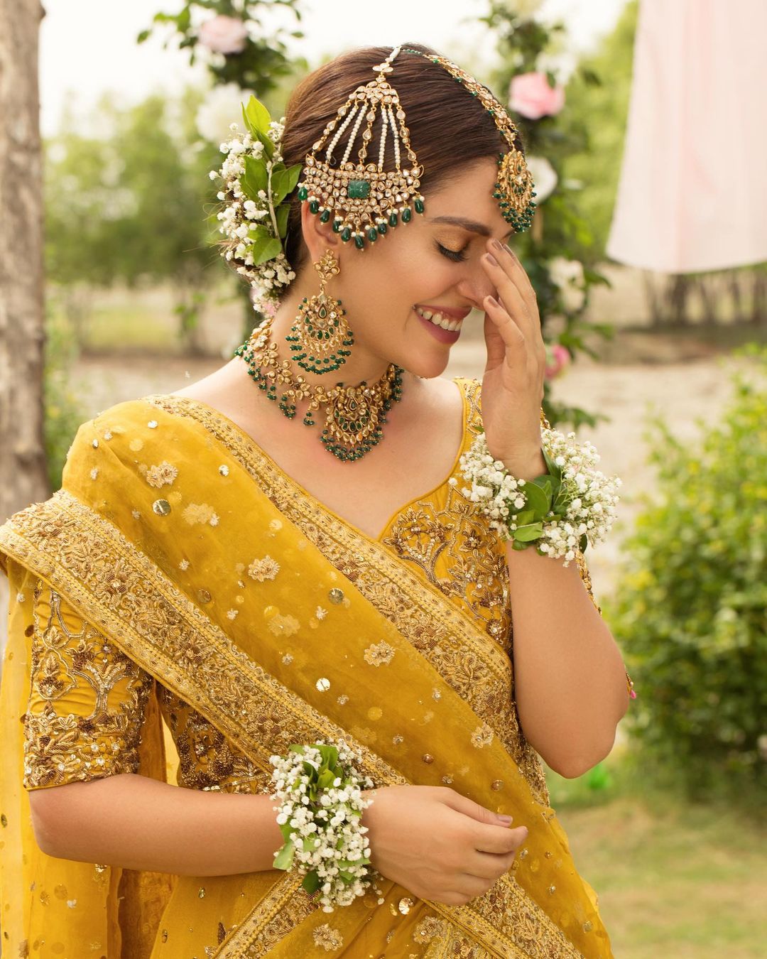  Lehenga Designs For Mehndi 