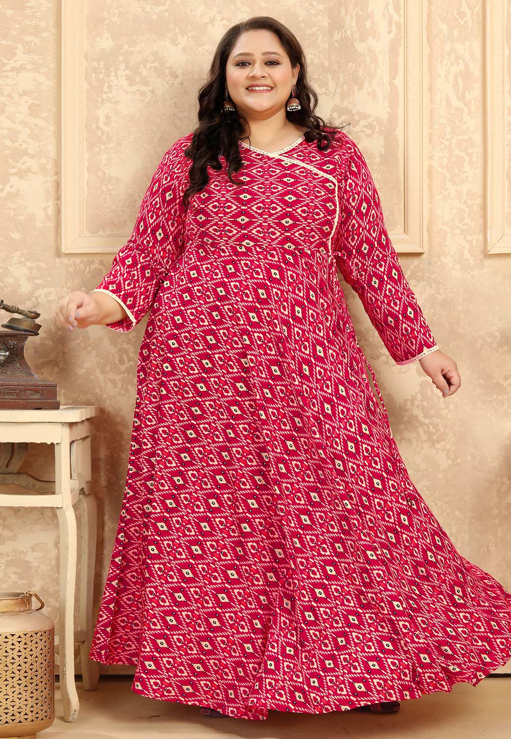 Indo Western Plus Size Kurti Designs