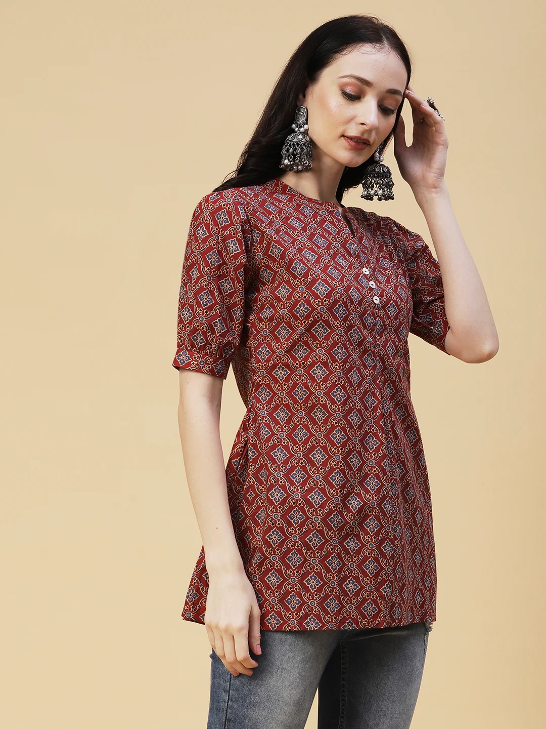 Red Kurti Design