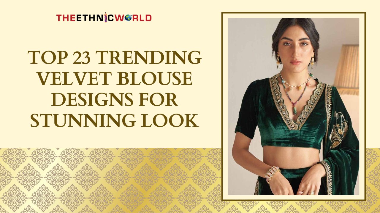 Trending Velvet Blouse Designs for Stunning Look