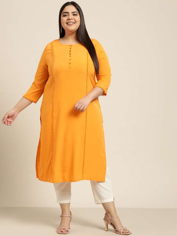 Trendy Plus Size Kurti Designs