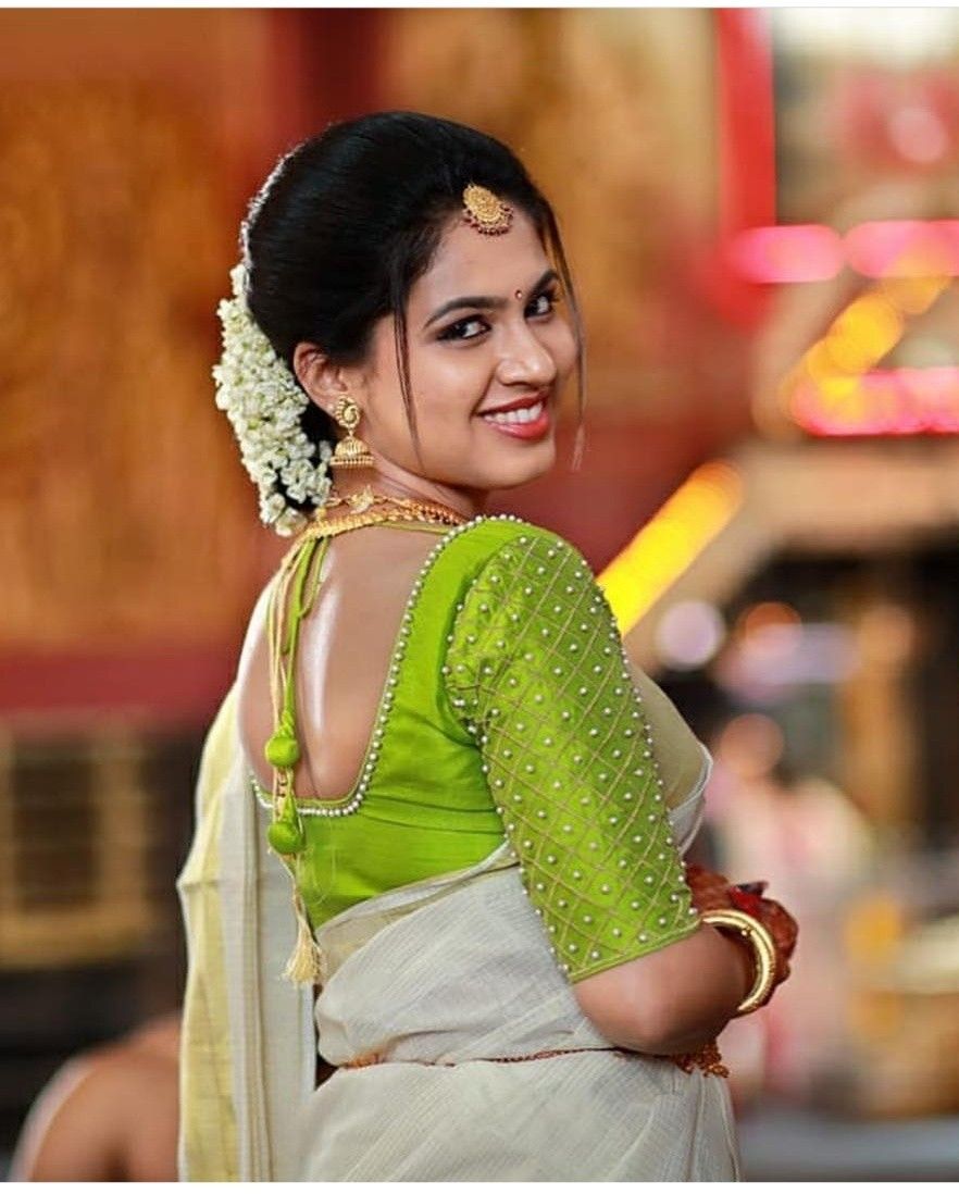 kerala saree blouse designs 2019