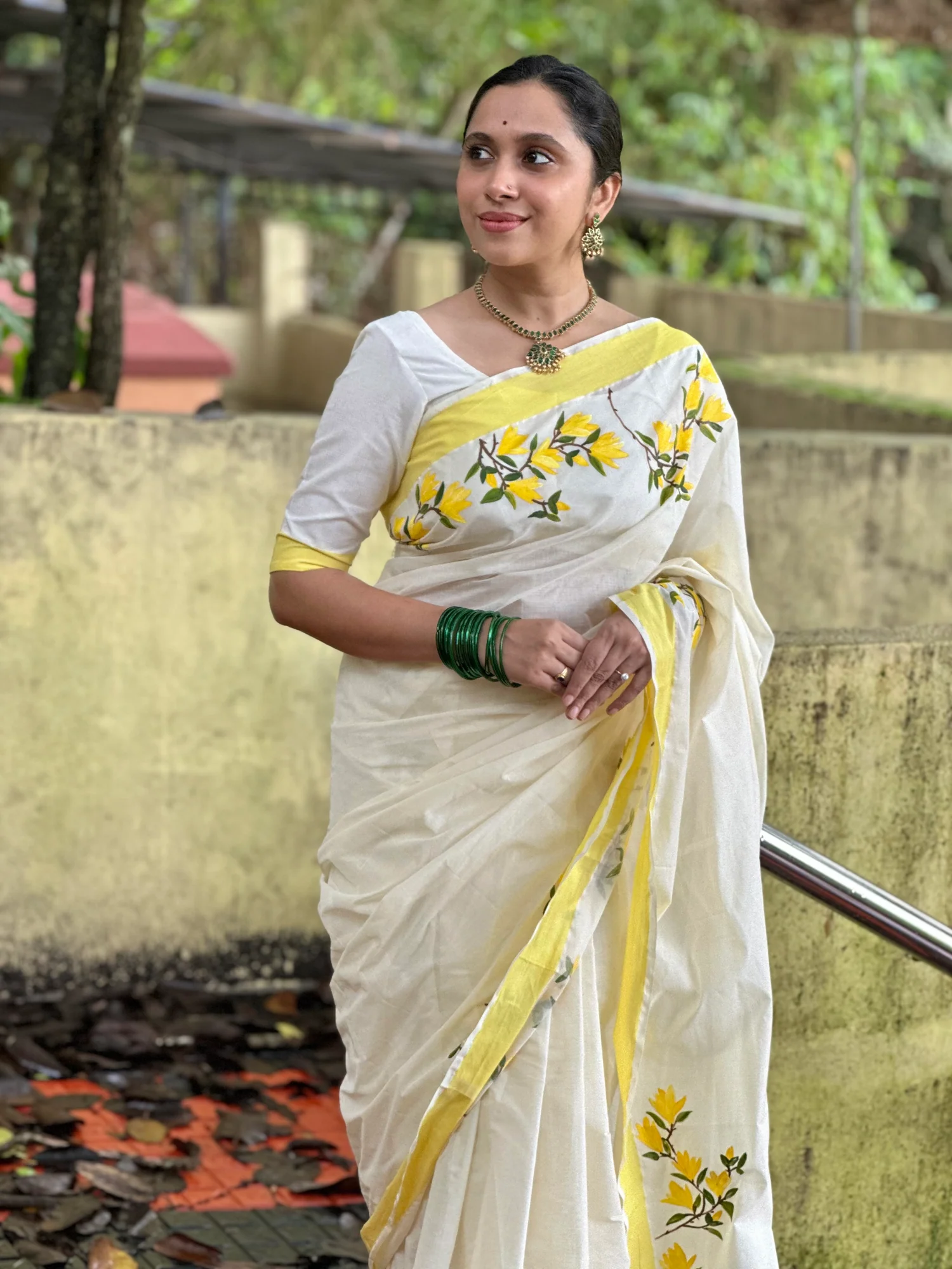 Simple Blouse Designs for Kerala Sarees