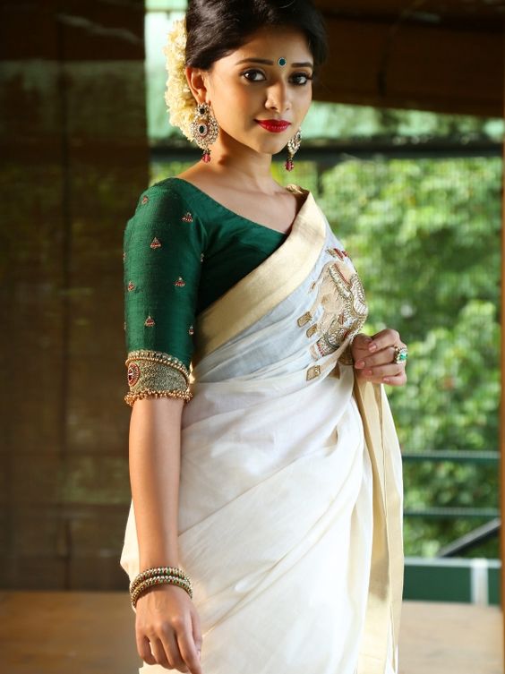 Traditional Kerala Saree Blouse Designs