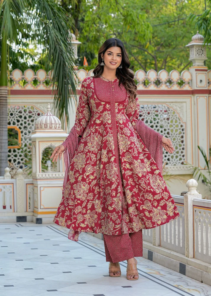 Explore the Latest Anarkali Kurti Designs for Every Occasion