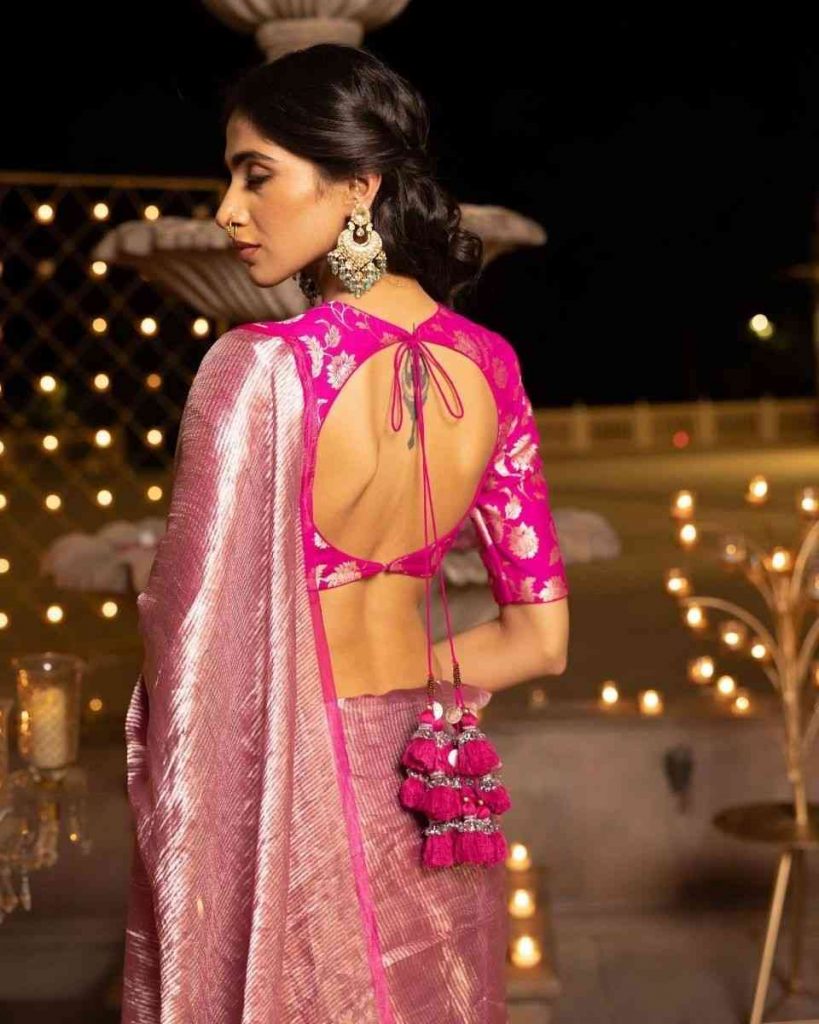 Banarasi Blouse Back Design