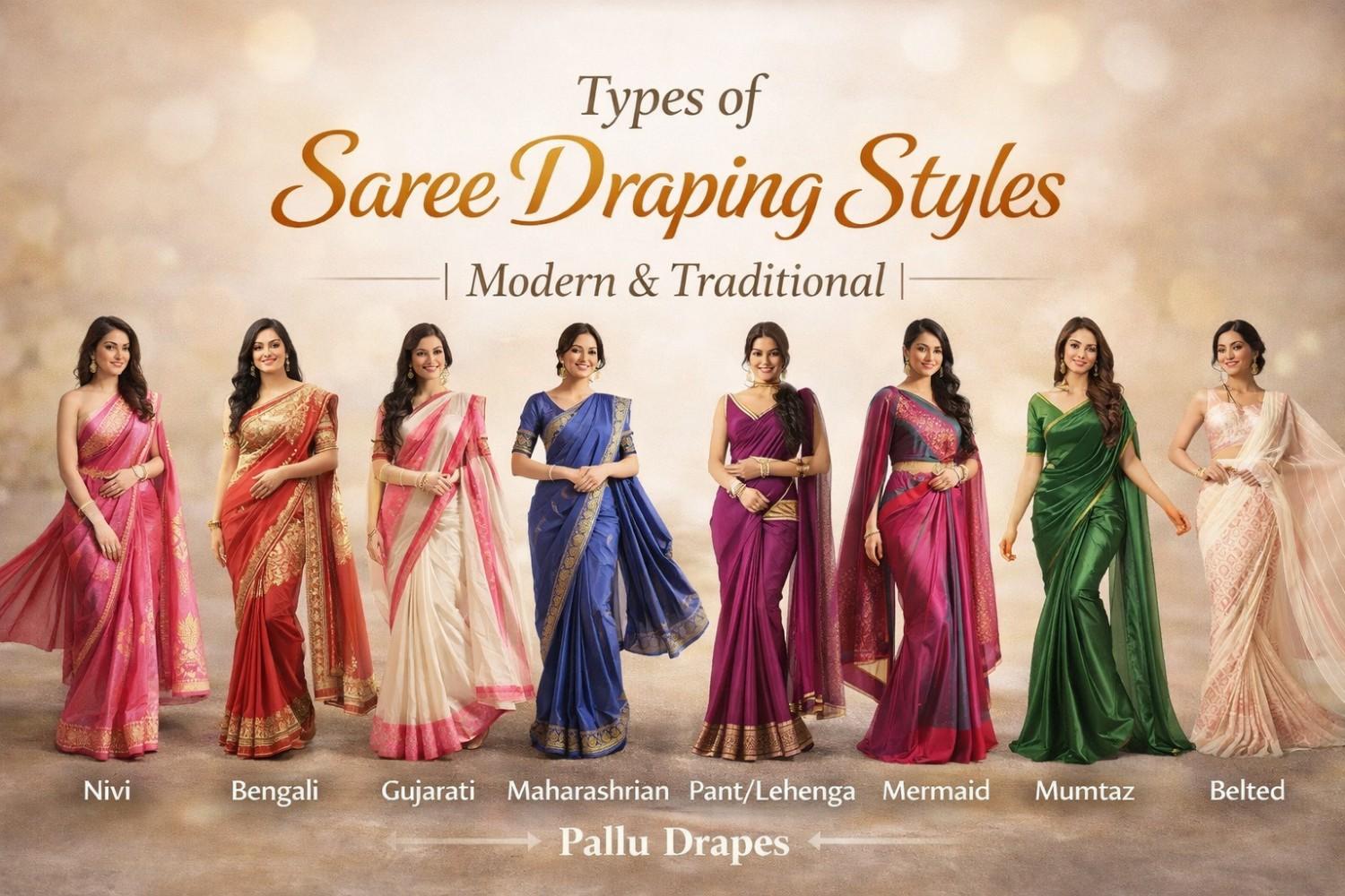 Types of Saree Draping Styles