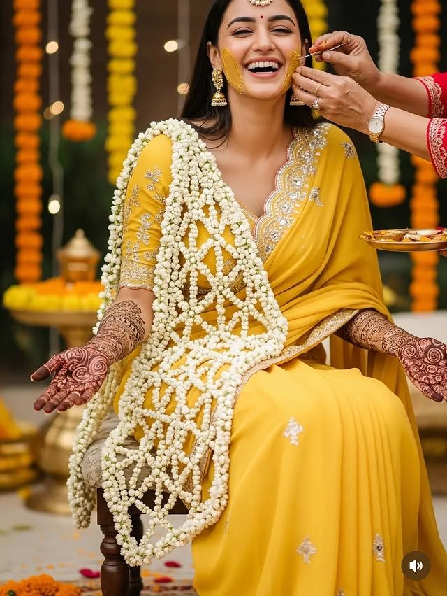 Yellow Saree