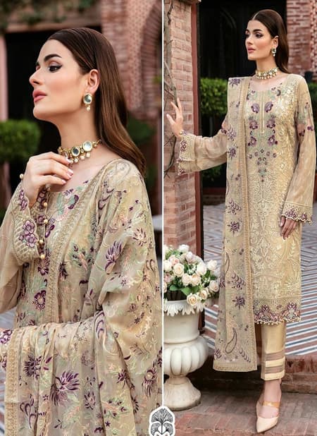 10275 Zaha Embroidered Georgette Pakistani Suits Wholesale Market In Surat