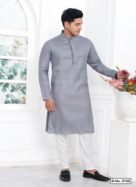 Occasion Mens Wear Premium Linen Cotton Designer Kurta Pajama Wholesale Online