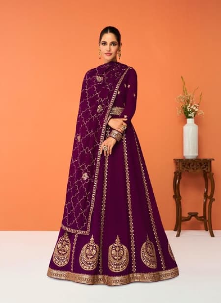 Aashirwad Jasleen Wedding Wear Wholesale Anarkali Suit Catalog