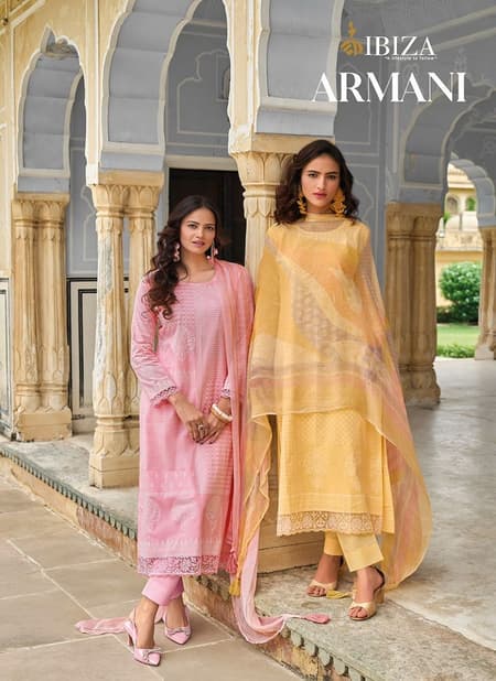 Armani By Ibiza Digital Printed Embroidery Lawn Cotton Salwar Kameez Wholesale Clothing Suppliers In India