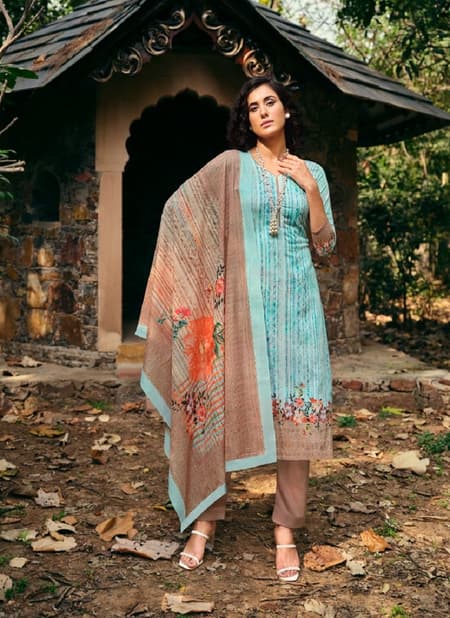 Belliza Chunri 766-001 To 766-006 Wholesale Cotton Dress Material