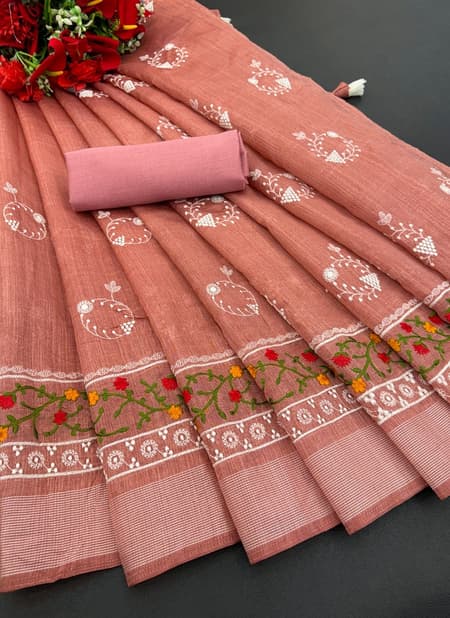 Dhruvi Super Hit Heavy Cotton Embroidery Penal Designer Sarees Wholesalers In Delhi
