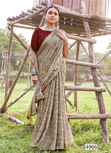 Imarti By 5D Designer Cotton Silk Printed Sarees Catalog