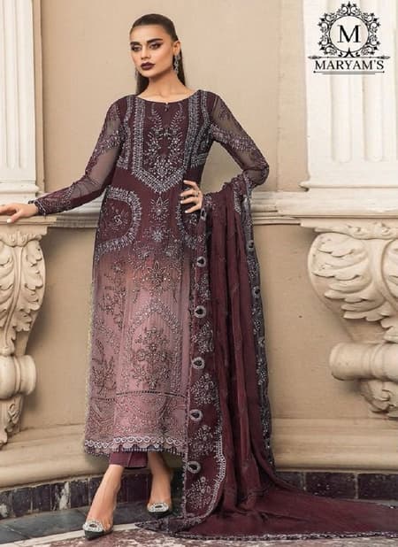 Maryams 164 Organza Embroidery Pakistani Salwar Suits Wholesalers In Delhi
