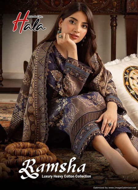 Ramsha Vol 1 By Hala Pure Cotton Printed Pakistani Dress Material Wholesale Market In Surat