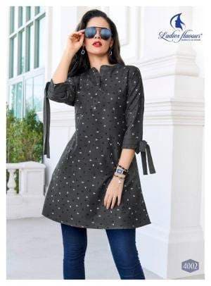 Ladies Flavour Tunic Latest Casual Wear Cotton Printed Ladies Top Collection