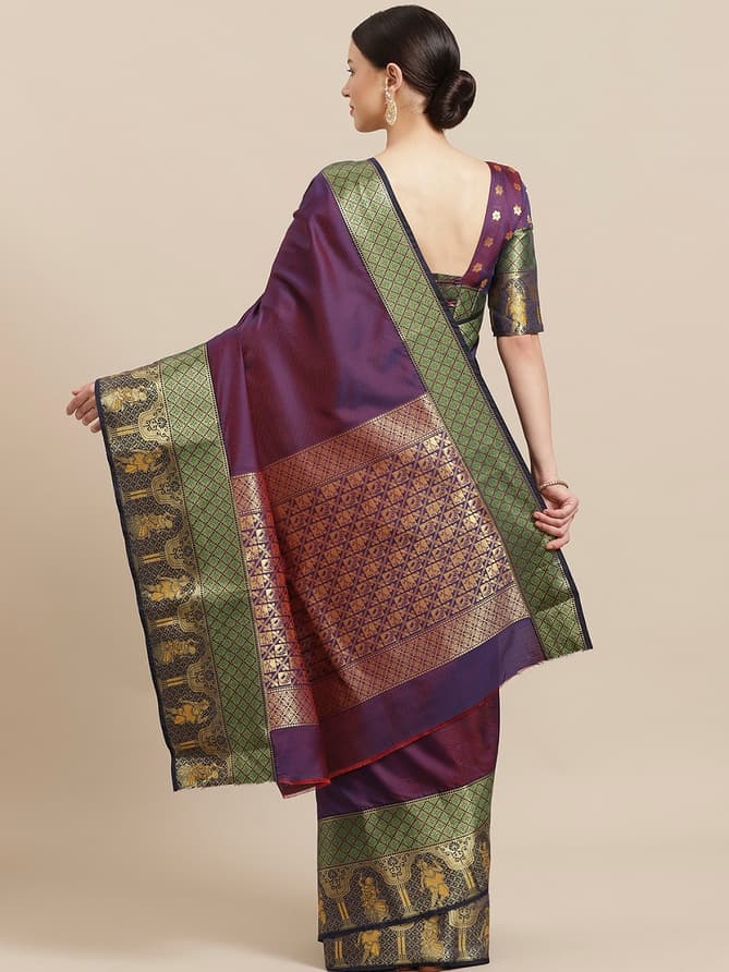 Kala Kruti Festive Wear Silk Blend Saree Collection