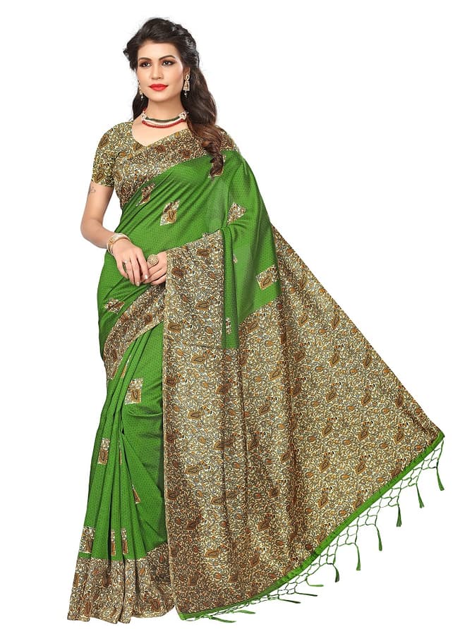 Divastri Casual Wear Art Silk Printed Saree Collection