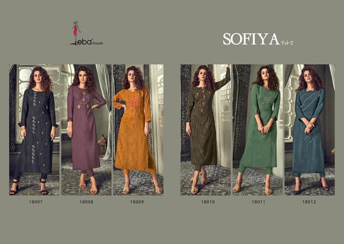 Sofiya Vol - 2 Stretch Cotton With Embroidery Work Design Chudidar Suits Collection