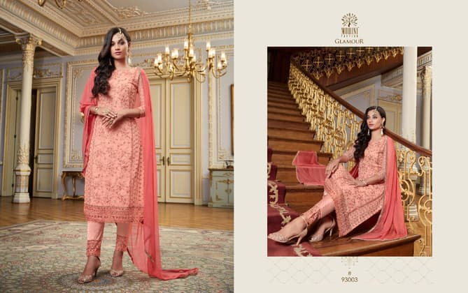 MOHINI GLAMOUR Latest Fancy Designer Festive Wear Georgette Embroidered with Handwork Sleeve work with Santun inner Salwar Suit Collection

 