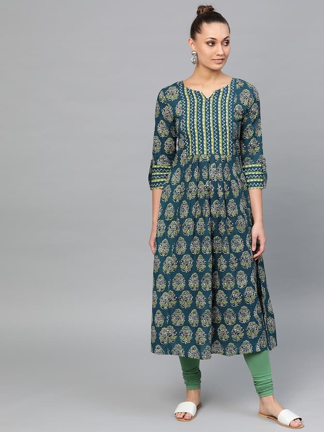 Indo Era Kurta Set 2 Latest Fancy Designer Ethnic Wear Pure Cotton Printed Readymade Collection
