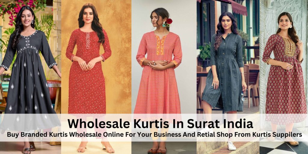 Wholesale Kurtis in Surat  Starting 99 Wholesale Rate  wholesaletextilein